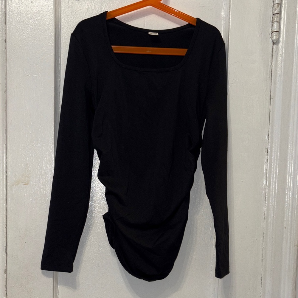 SHEIN Black Long Sleeve Kids Tee